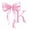 Monogrammed K, variant on Homewish Girls Pink Bow Zipper Twin Comforter Sets with Fitted Sheet and 2 Pillowcases, A Letter Zipper Bedding Set, Princess Style Bedroom Decor,4-Piece, Pink Reversible
