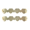 thumbnail image 4 of Ofertas Únicas 1 Par de Encantos para Cordones en Forma de Corazón, Accesorios de Zapato de Perlas Falsas, Tono Dorado Beige, 4 of 5