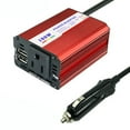 thumbnail image 1 of 150W Voiture Power Portable Onduleur CC vers CA 3.1A Double Sortie USB Type Voiture Prise, 1 of 7