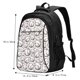 thumbnail image 5 of Fotbe Cute Baseball Mochila con Estampado y Puerto USB para Hombre y Mujer, Mochila Antirrobo, Mochila de Viaje, Mochila Escolar, Mochila Universitaria, 5 of 7