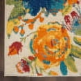 thumbnail image 5 of Nourison Allur Floral Ivory Multicolor 5'3" x 7'3" Area Rug, (5x7), 5 of 9