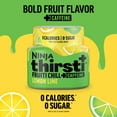 thumbnail image 3 of Ninja Thirsti FRUITI CHILL + CAFFEINE Lemon Lime Flavored Liquid Water Drops, 1 Flavor Pod, WCFLELI61, 3 of 9