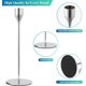thumbnail image 2 of Set of 6 Silver Candlestick Holders Silver Candle Holder Taper Candle Holders Candle Holders Decorative Candlestick Holder(Silver), 2 of 4