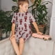 thumbnail image 4 of Fotbe Red Lobster With Claws Pijama Estampada de 2 Piezas para Niños – Ropa de Dormir de Manga Corta Cómoda para Niños y Niñas, Camiseta y Shorts de Algodón-X-Large, 4 of 6