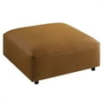 thumbnail image 5 of Modway Auren Upholstered Vegan Leather Ottoman in Camel, 5 of 8
