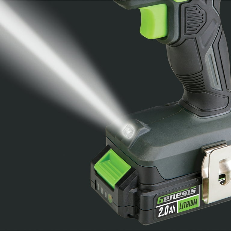 Genesis 20-Volt Cordless Li-Ion 1/4-In. Collet Impact Driver