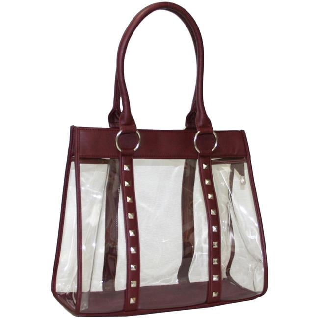 clear and gold purse