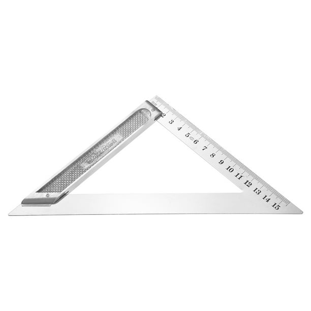 150mm Triangle Carré Règle Acier Inoxydable Angle Droit Outil de Travail du Bois