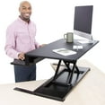 thumbnail image 2 of Flexpro Power 36 Inch Electric Standing Desk - Electric Height Adjustable Stand up Desk by Award Winning Stand Steady - Holds 2 Monitors (Black) (36"), 2 of 9