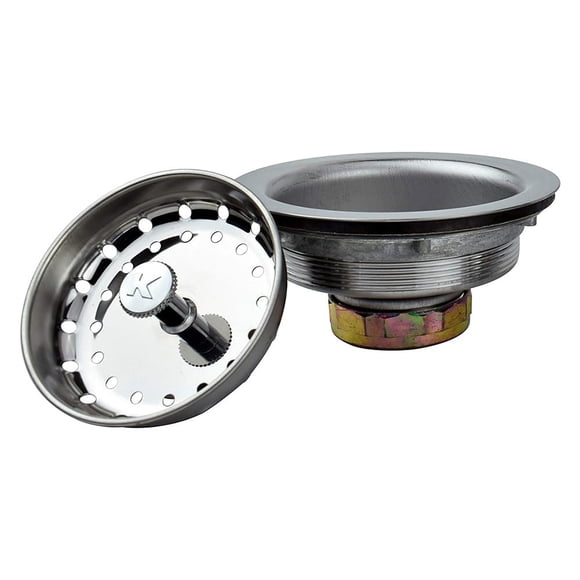 Colador de cesto de cocina Plumb Pak PP8PC de acero inoxidable