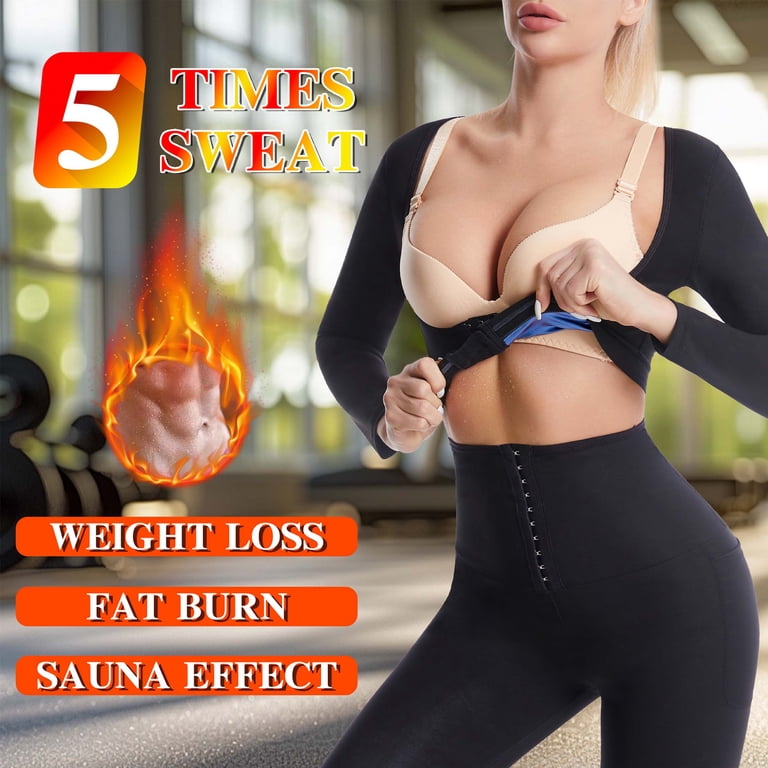 MISS COCOLI Sauna Suit for Women Back Arm Shaper Slim Sweat Vest