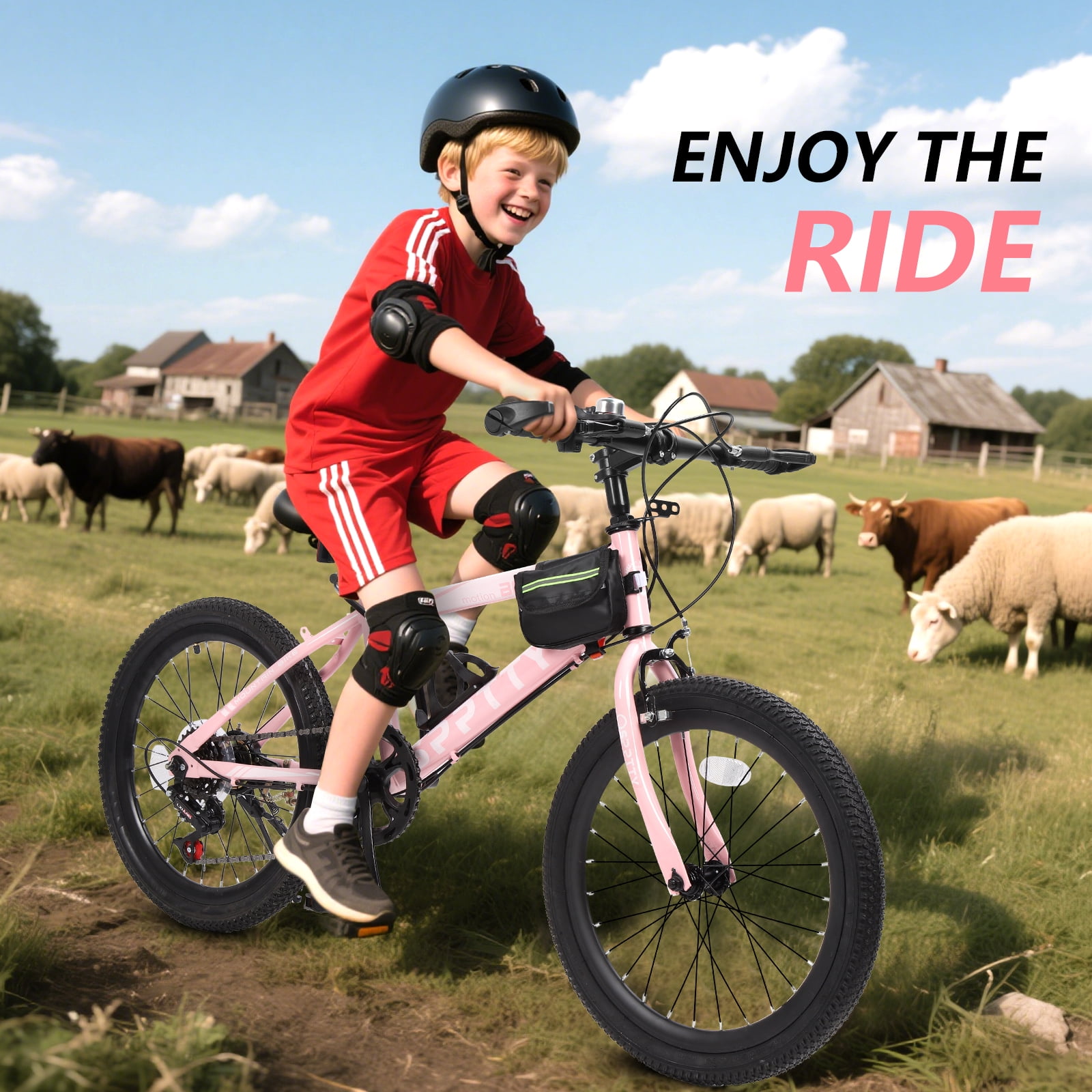20-24 inch Bike,6-Speed Mountain Bike for Men Women Boys Girls,Comfort Saddle,Pink