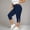 Navy, variant on Women's High Waisted Yoga Pants For Workout Gym Running Side Split Design Breathable Stretchy Eighth Length Leggings For Women Comfortable Activewear Yoga Pants Pockets Tall Maternity Yoga Pants
