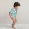 thumbnail image 2 of Kdxio Swan And Flowers4 Pattern Unisex Baby Cotton Short Sleeve Bodysuits-12 Months, 2 of 5