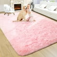 thumbnail image 1 of GFDYREE Fluffy Pink Rug for Living Room,5x8 Area Rugs,Thick Plush Shag Rug,Shaggy Rugs for Bedroom,Big Fuzzy Carpet,Comfy Kids Rugs,Large Living Room Rugs,Soft Nursery Rug for Baby,Living Ro, 1 of 7