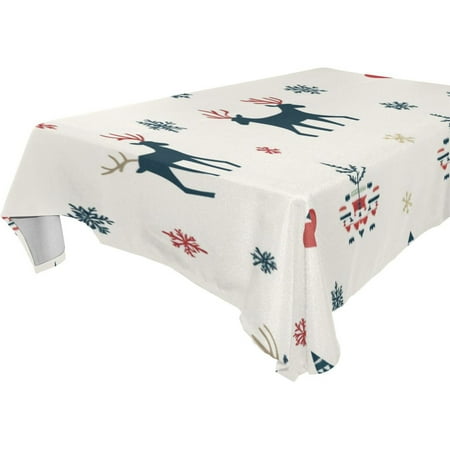 

Square printed tablecloth: home tablecloths washable and durable multiple sizes and colors available a must have for restaurant decor. Nordic Christmas Elements