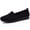 Black, variant on CHICVOMEY Breathable Knit Flats for Women Dress Shoes Comfortable Slip-on Flats Causal & Walking
