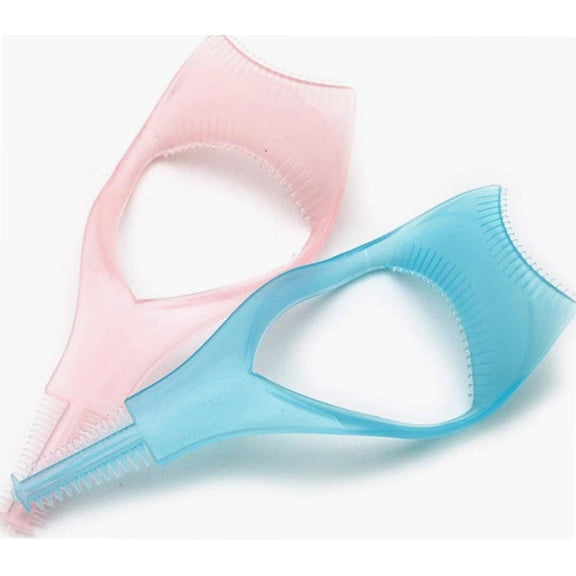 Eye Lash Mascara Guard Applicator with Comb Eyelashes Curlers Shields Applicators 2PC(Ramdon Color)