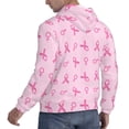 thumbnail image 6 of Honeii Breast Cancer Awareness 1 Pattern Mens Hoodies Men's Loose Sleeve Sweatshirt,Pullover Hooded Sweatshirt for Men,Essentials Hoodie-3X-Large, 6 of 7