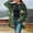 Green, variant on Sakmal Women Barn Jacket Plus Size Flannel Fleece Green Jacket Streetwear Womens Tops S