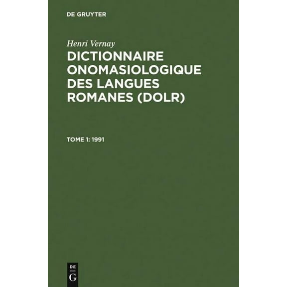 Dictionnaire Onomasiologique des Langues Romanes