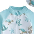 thumbnail image 5 of Godom Boys Bathing Suit Long Sleeve Swim Shirt UPF 50+ Sun Protection Bathing Suits Sunsuit Sets, 5 of 7