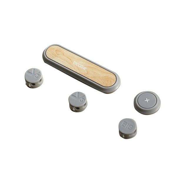 Organizador de cables Clip de cable multipropósito para administración de cables de escritorio con 3 hebillas para cable de teléfono celular Guardurnaity EL1140-02B