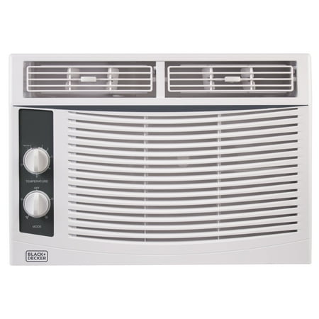 BLACK+DECKER BWAC05MWTB 5,000 BTU Window Air Conditioner Unit, AC Cools Up to 150 Square Feet, Energy Efficient, White