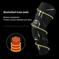 thumbnail image 4 of Aosijia 2 Pcs Basketball Knee Pad Knee Compression Sleeves for Men Women Honeycomb Shockproof Long Leg Sleeves Knee Brace for Basketball Football Volleyball Wrestling Running Cycling Sports Daily M, 4 of 15