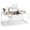 White, variant on GlowPlume Lift Top Coffee Table, Modern Center Table with Hidden Storage Compartment, Flip Top Work Table with Heavy Duty Metal Frame, Accent Living Room Tables for Reception, Office (White)