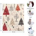 thumbnail image 4 of Beige Christmas Tree Pattern Blanket,Comfortable Soft Flannel Throw Blanket,All Season,Warm Lightweight Blankets for Sofa Bed Couch Living Room Chair,30"x40", 4 of 4