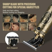 Professional Mens Hair Clippers Zero Gapped Cordless Hair Trimmer Professional Haircut & Grooming Kit for Men Rechargeable LED Display
