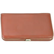 Slim Framed Business Card Case Wallet in Genuine Leather