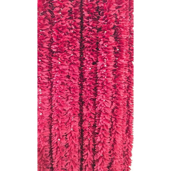 Swadeshi Desire's Artificial Flower Garland Toran Wall Hanging for Door Entrance Home Decoration Backdrop Pooja Gift Bandarwal 4 Pieces (Red)