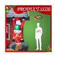 thumbnail image 3 of Inflable Navidad Decoración Papá Noel Y Perro Con Luz Led, 3 of 4
