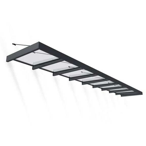31 x 5 ft. Sophia XL 9000 Awning, Gray & Clear