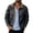 Black, variant on Atkumj Bomber Jacket Men Stylish Turn Down Collar Zip Up Fleece Lined Faux Leather Jacket Vintage Warm Solid Color Winter Jackets for Men S