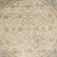 thumbnail image 6 of SAFAVIEH Vintage Roseann Traditional Area Rug, Ivory/Light Blue, 6'7" x 6'7" Round, 6 of 7