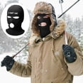 thumbnail image 4 of 3 Hole Face Cover, Warm Soft Winter Face Cover  for Snowboarding for Camping, 4 of 8