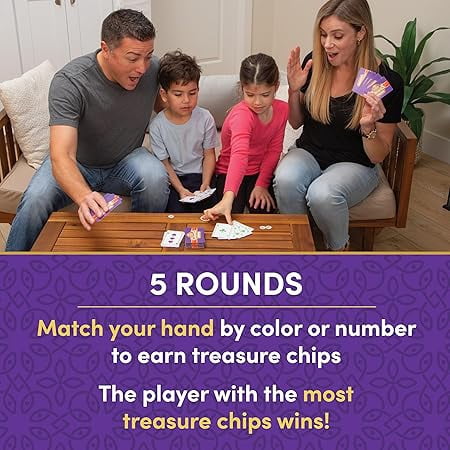 Five Crowns Jr Card Games for Kids – Family Games Night, Card Games for Families, Multi-Player, Screen Free, Travel Games, Playing Cards, Family Activities
