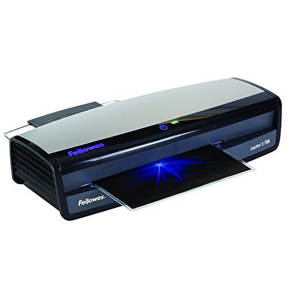 Fellowes, FEL5734101, Jupiter2 125 Laminator &amp; Pouch Starter Kit, 1, Black,Silver