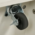 thumbnail image 4 of DEXTRUS Kitchen Island on Wheels with Drop Leaf & Drawer, Rolling Kitchen Island with Storage for 13 Gallon Trash Bin, Off-White, 4 of 11