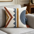 thumbnail image 2 of Lzobxe Pillow Covers Inch Cozy Microfiber Pillowcases, Bohemian Embroidered Cushion Cover Seasonal Decorations for Couch Sofa Bed Living Room, 2 of 7