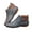 Blue, variant on jsaierl Fall Winter Women's Ankle Boots Faux Pu Leather Round Toe Low Top Short Booties Shoes