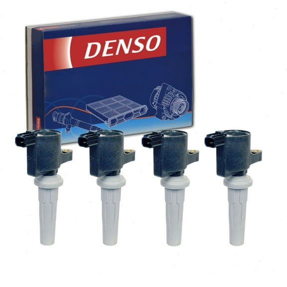 4 pc DENSO Direct Ignition Coils compatible with Ford Escape 2.5L L4 2009-2019