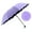 Purple, variant on Sun Umbrella with Flowering in Water Pattern Windproof Sun Protections Parasol