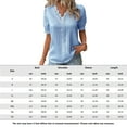 thumbnail image 2 of Dames Verticales à Rayures à Manches Blouse Décontractée Tenue de Vacances de Style Élégant, 2 of 7