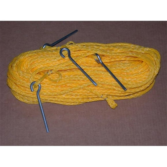 Home Court M8M25Y 8 Meter Yellow .25-inch rope Non-adjustable Grass Courtlines