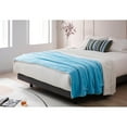 thumbnail image 4 of Blue Sherpa Throw Blanket 50X60 100% Polyester, 4 of 5