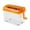 B#018 Orange, variant on Portable Cross-Cut Paper Shredder for Home and Office, Mini Manual Document Shredder for Desktop, Compact Security Paper Cutter for Personal Privacy B#018 Black